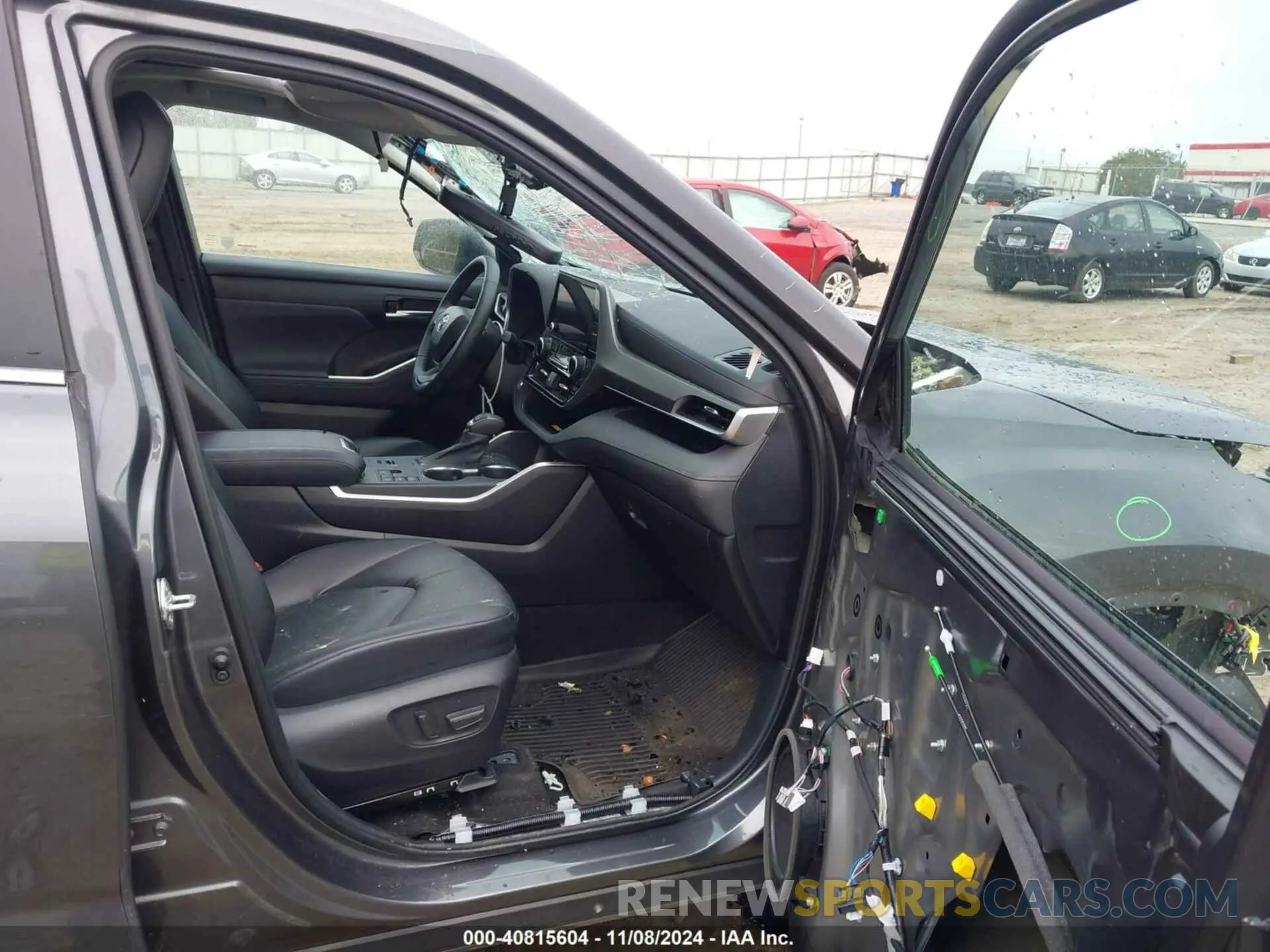 5 fotografías del automóvil dañado 5TDKDRAH5PS032214 TOYOTA HIGHLANDER 2023