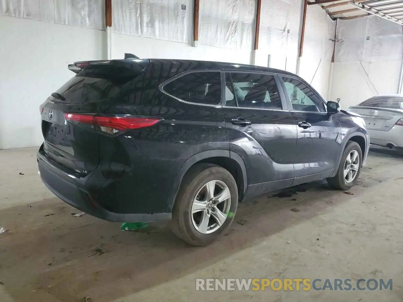 3 fotografías del automóvil dañado 5TDKDRAH5PS042242 TOYOTA HIGHLANDER 2023