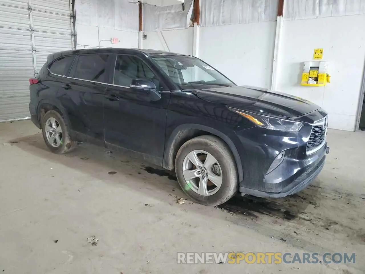 4 fotografías del automóvil dañado 5TDKDRAH5PS042242 TOYOTA HIGHLANDER 2023