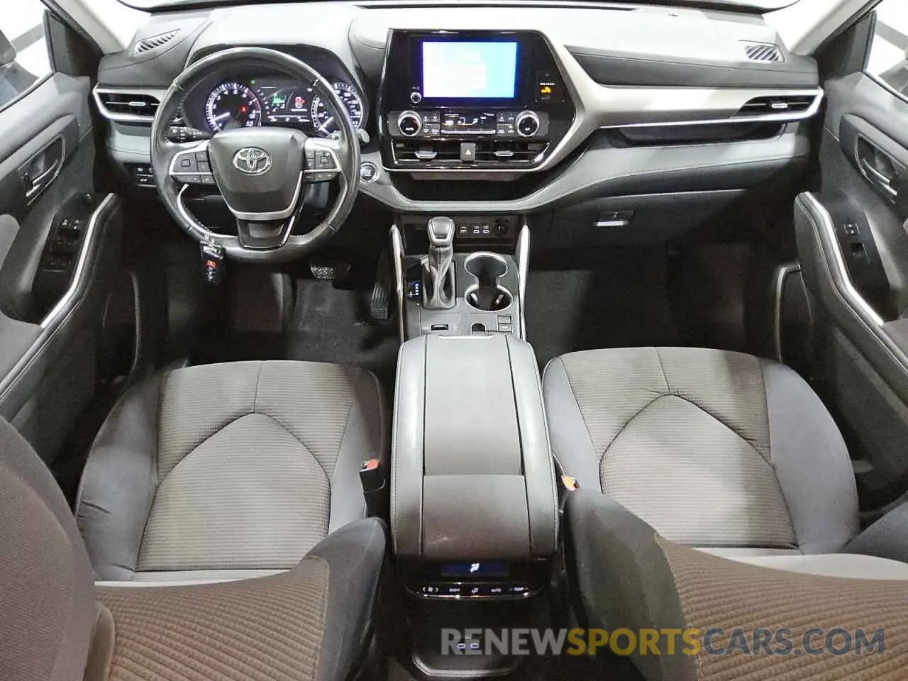 8 fotografías del automóvil dañado 5TDKDRAH5PS505318 TOYOTA HIGHLANDER 2023