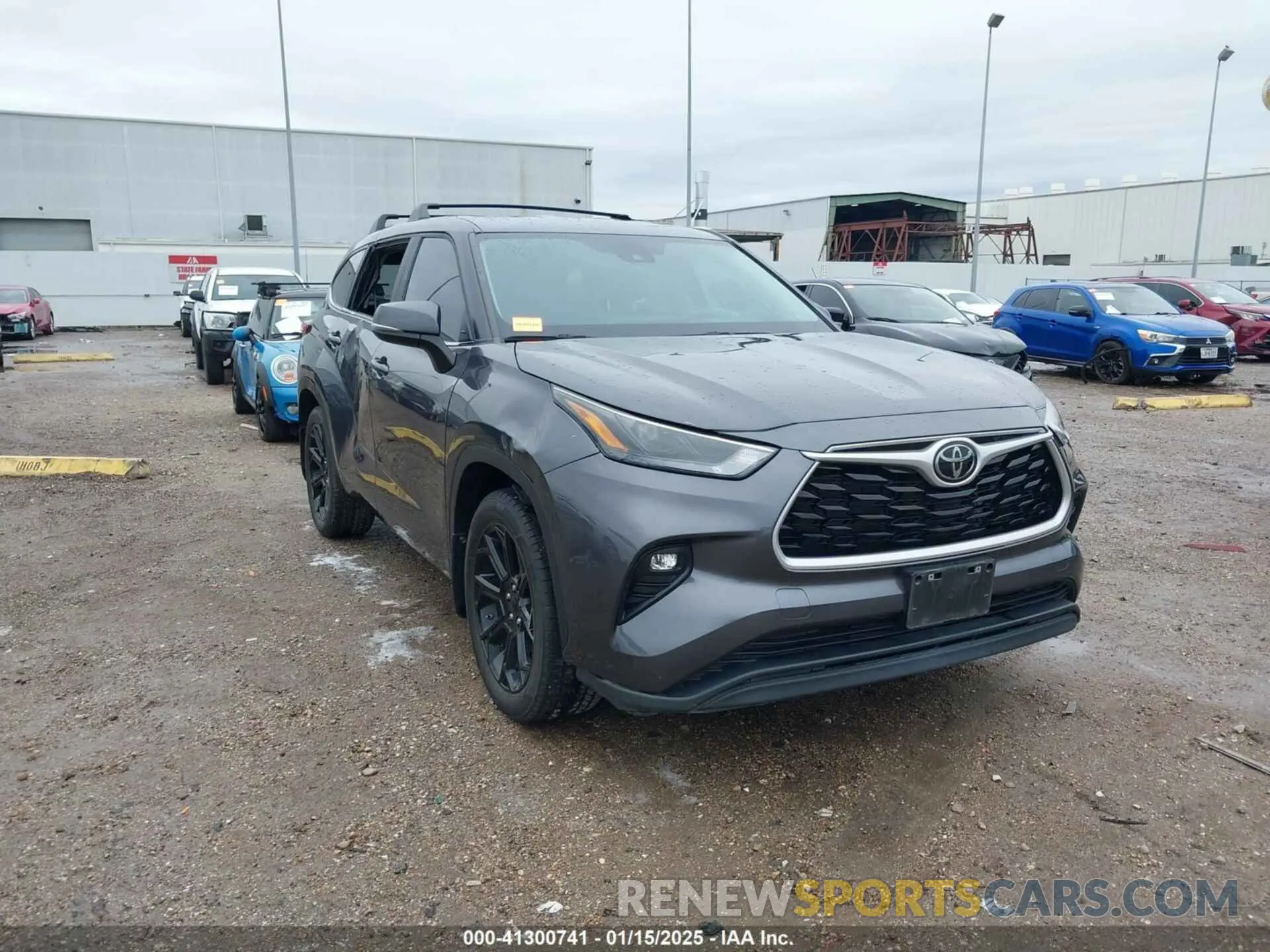 1 fotografías del automóvil dañado 5TDKDRAH5PS509207 TOYOTA HIGHLANDER 2023