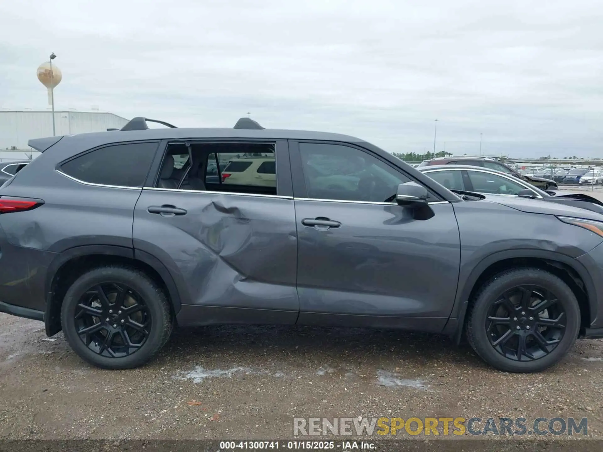 13 fotografías del automóvil dañado 5TDKDRAH5PS509207 TOYOTA HIGHLANDER 2023