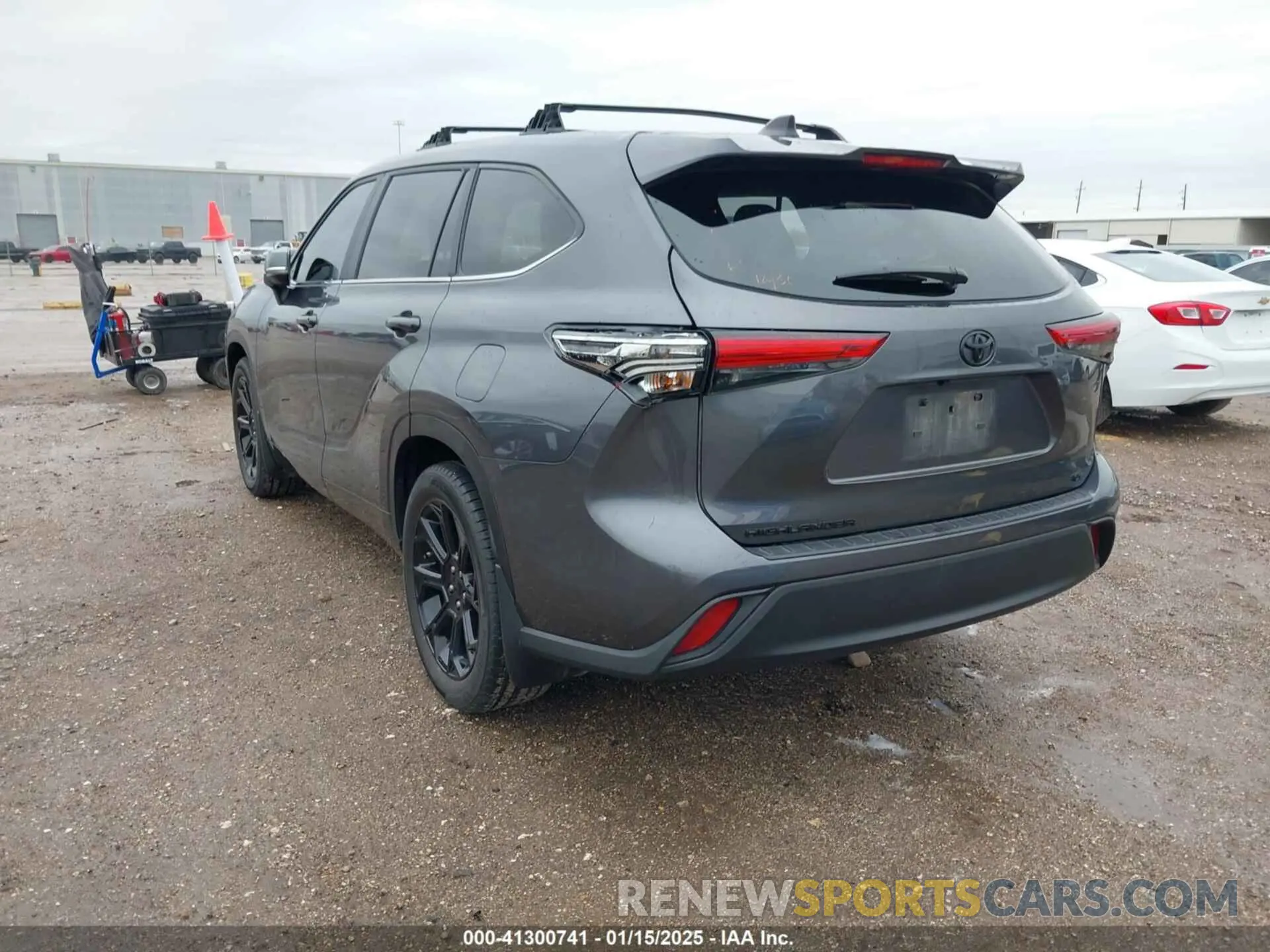 3 fotografías del automóvil dañado 5TDKDRAH5PS509207 TOYOTA HIGHLANDER 2023