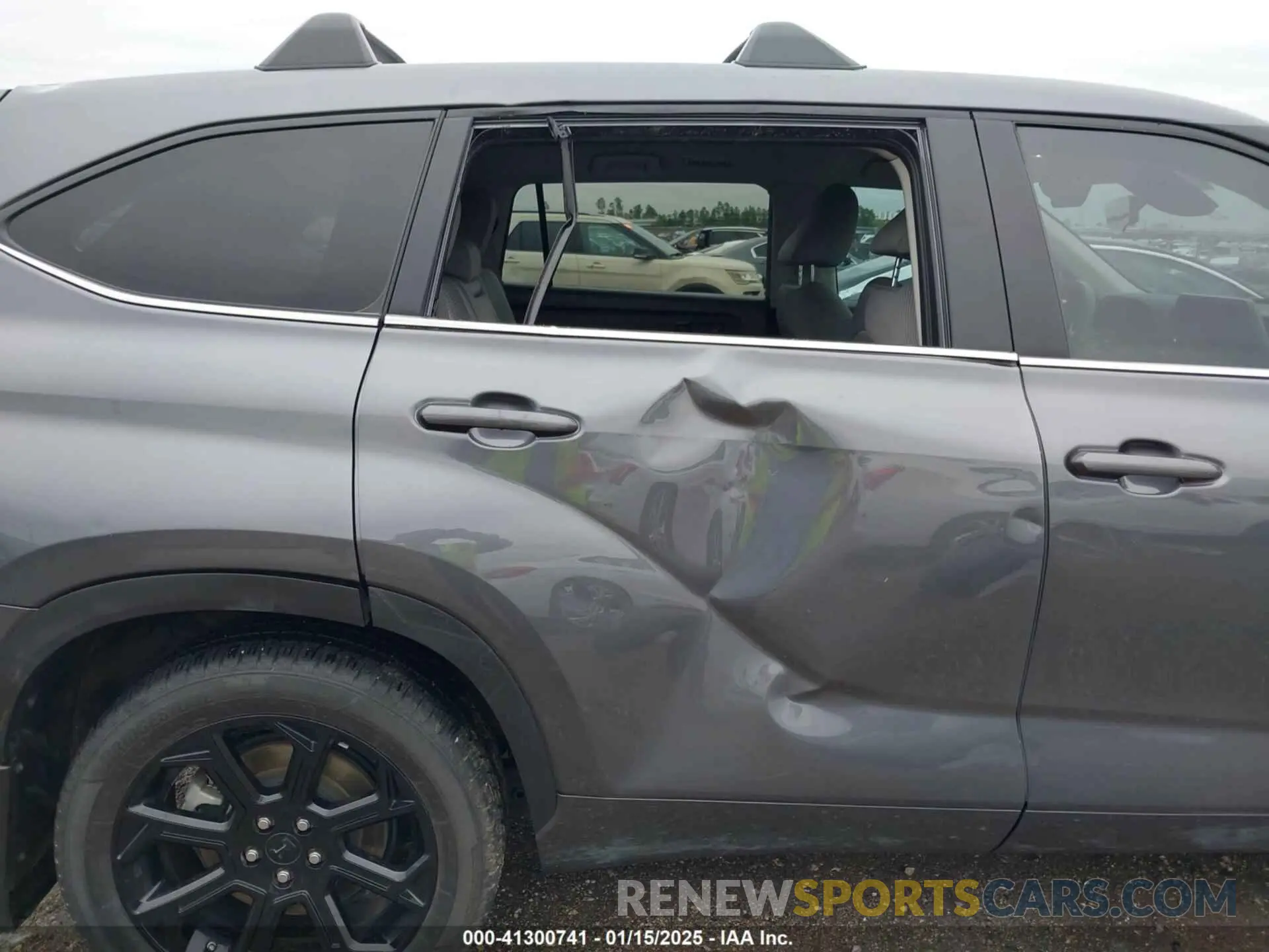 6 fotografías del automóvil dañado 5TDKDRAH5PS509207 TOYOTA HIGHLANDER 2023