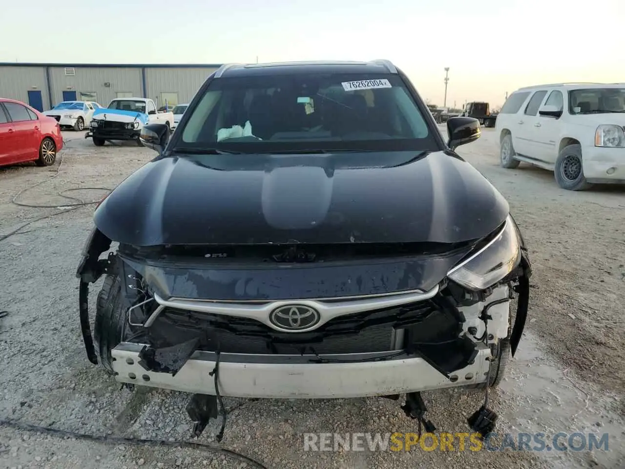 5 fotografías del automóvil dañado 5TDKDRAH5PS513032 TOYOTA HIGHLANDER 2023