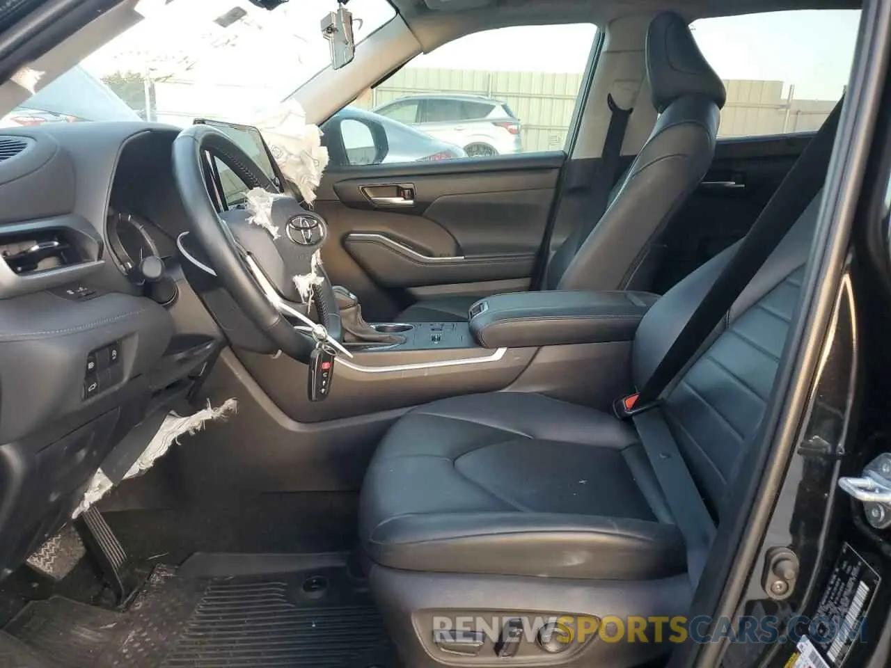 7 fotografías del automóvil dañado 5TDKDRAH5PS513032 TOYOTA HIGHLANDER 2023