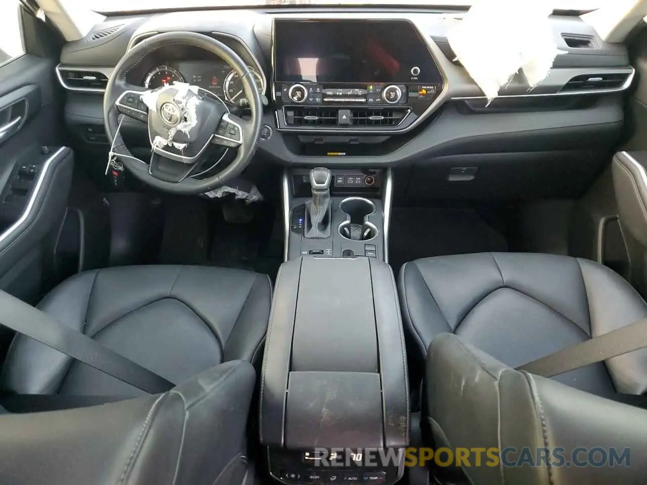 8 fotografías del automóvil dañado 5TDKDRAH5PS513032 TOYOTA HIGHLANDER 2023