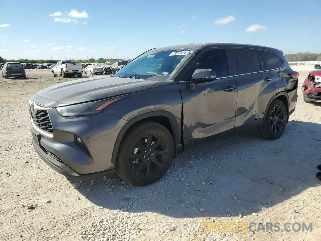1 fotografías del automóvil dañado 5TDKDRAH5PS524287 TOYOTA HIGHLANDER 2023