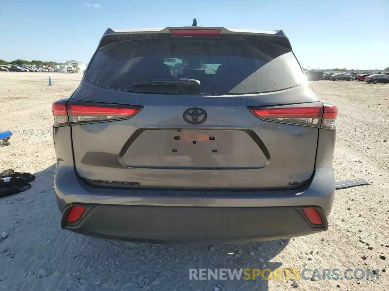 6 fotografías del automóvil dañado 5TDKDRAH5PS524287 TOYOTA HIGHLANDER 2023