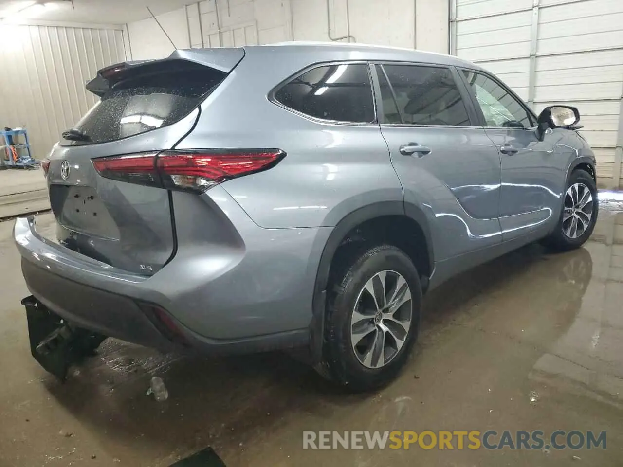 3 fotografías del automóvil dañado 5TDKDRAH6PS001750 TOYOTA HIGHLANDER 2023
