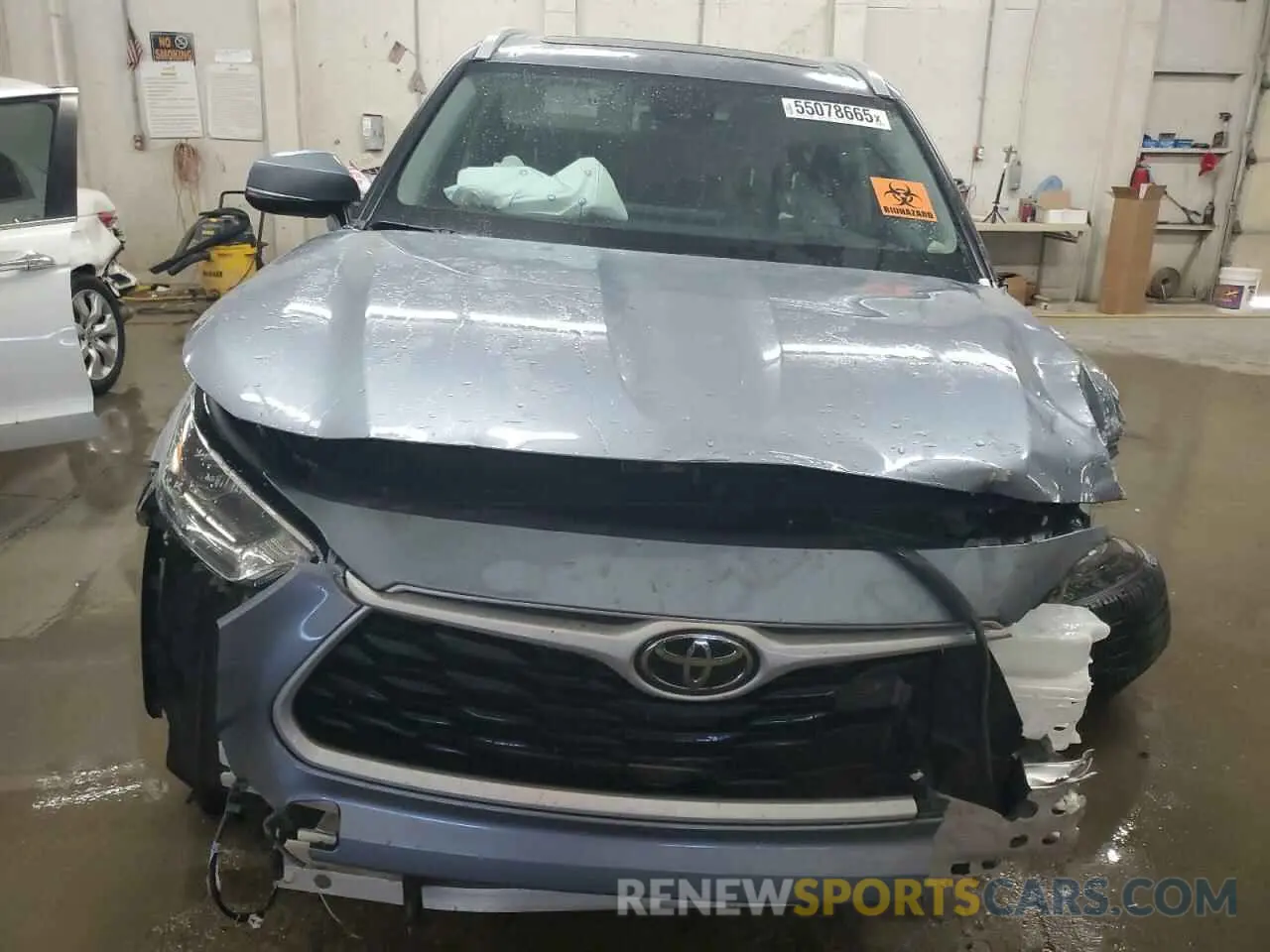5 fotografías del automóvil dañado 5TDKDRAH6PS001750 TOYOTA HIGHLANDER 2023