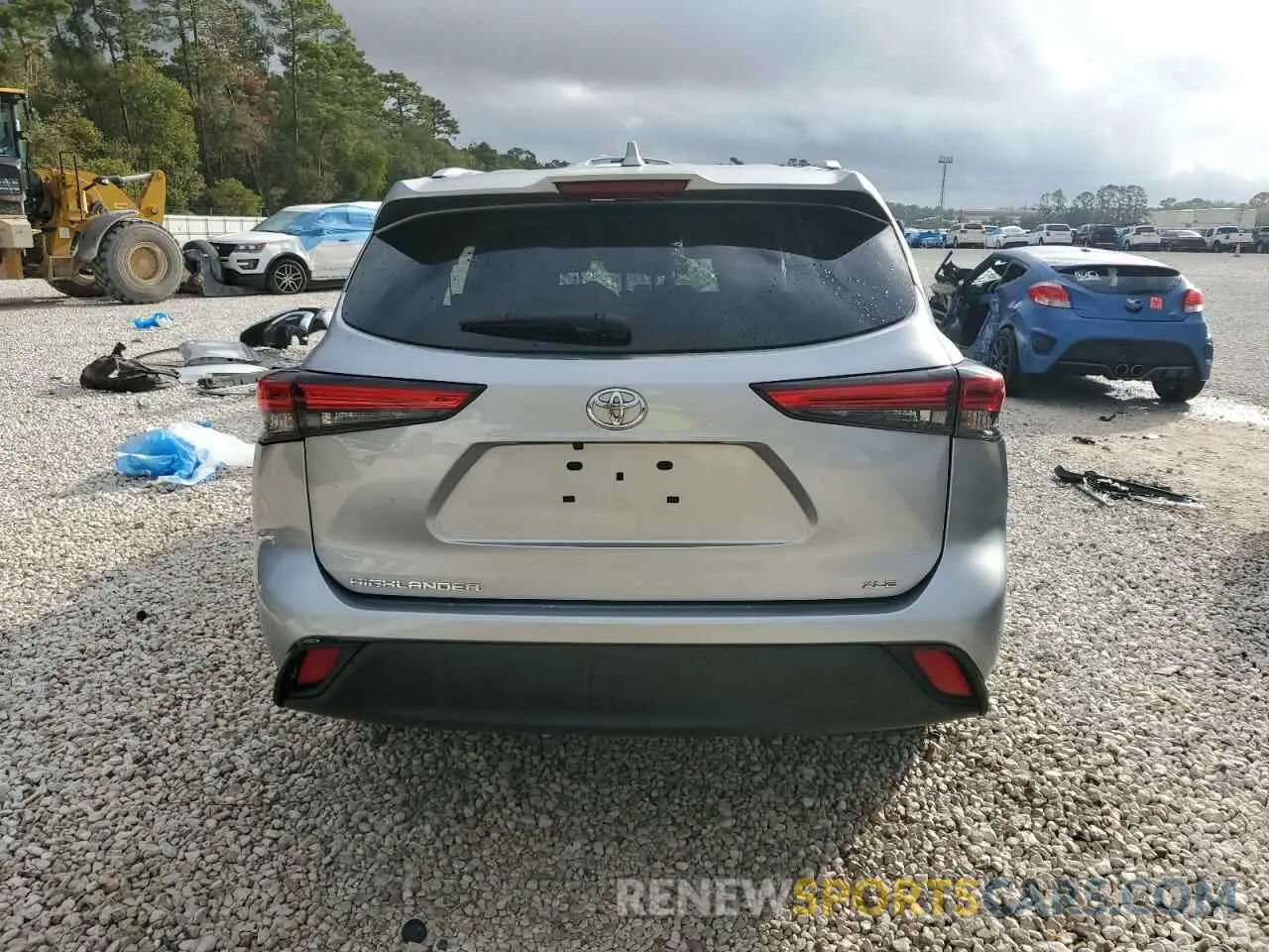 6 fotografías del automóvil dañado 5TDKDRAH6PS005040 TOYOTA HIGHLANDER 2023
