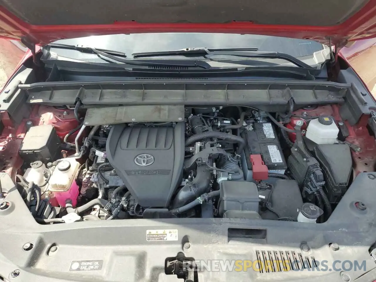 12 fotografías del automóvil dañado 5TDKDRAH6PS025000 TOYOTA HIGHLANDER 2023