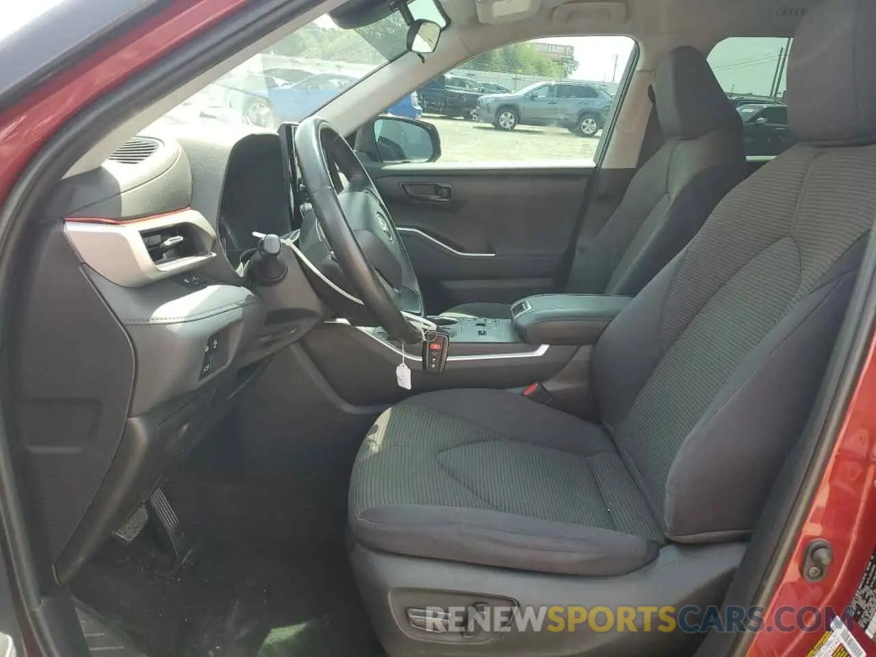 7 fotografías del automóvil dañado 5TDKDRAH6PS025000 TOYOTA HIGHLANDER 2023