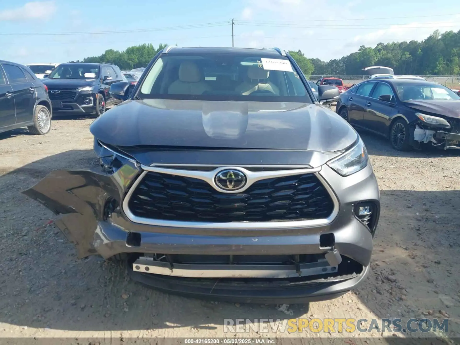 12 fotografías del automóvil dañado 5TDKDRAH6PS039527 TOYOTA HIGHLANDER 2023