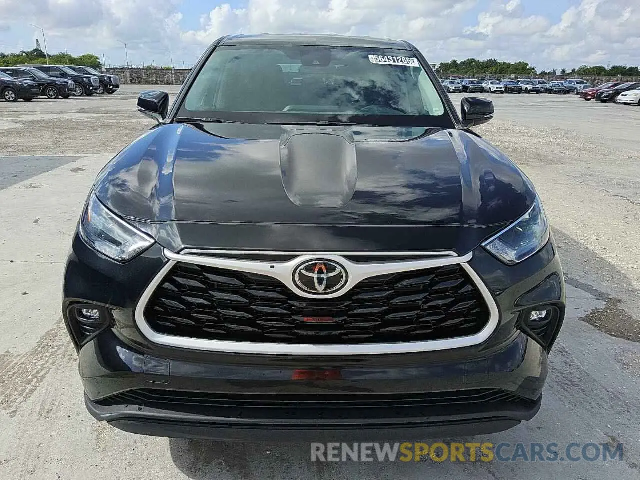 5 fotografías del automóvil dañado 5TDKDRAH6PS501987 TOYOTA HIGHLANDER 2023