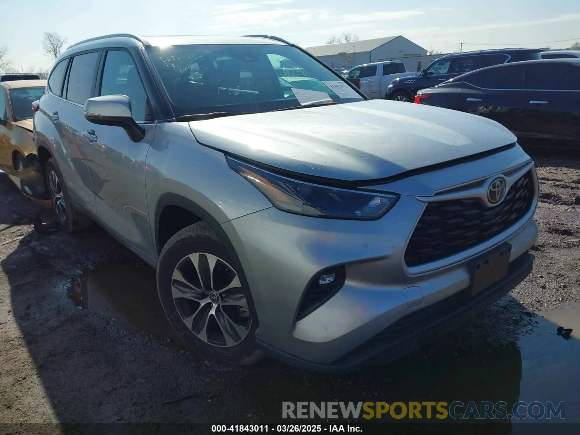 1 fotografías del automóvil dañado 5TDKDRAH6PS526744 TOYOTA HIGHLANDER 2023