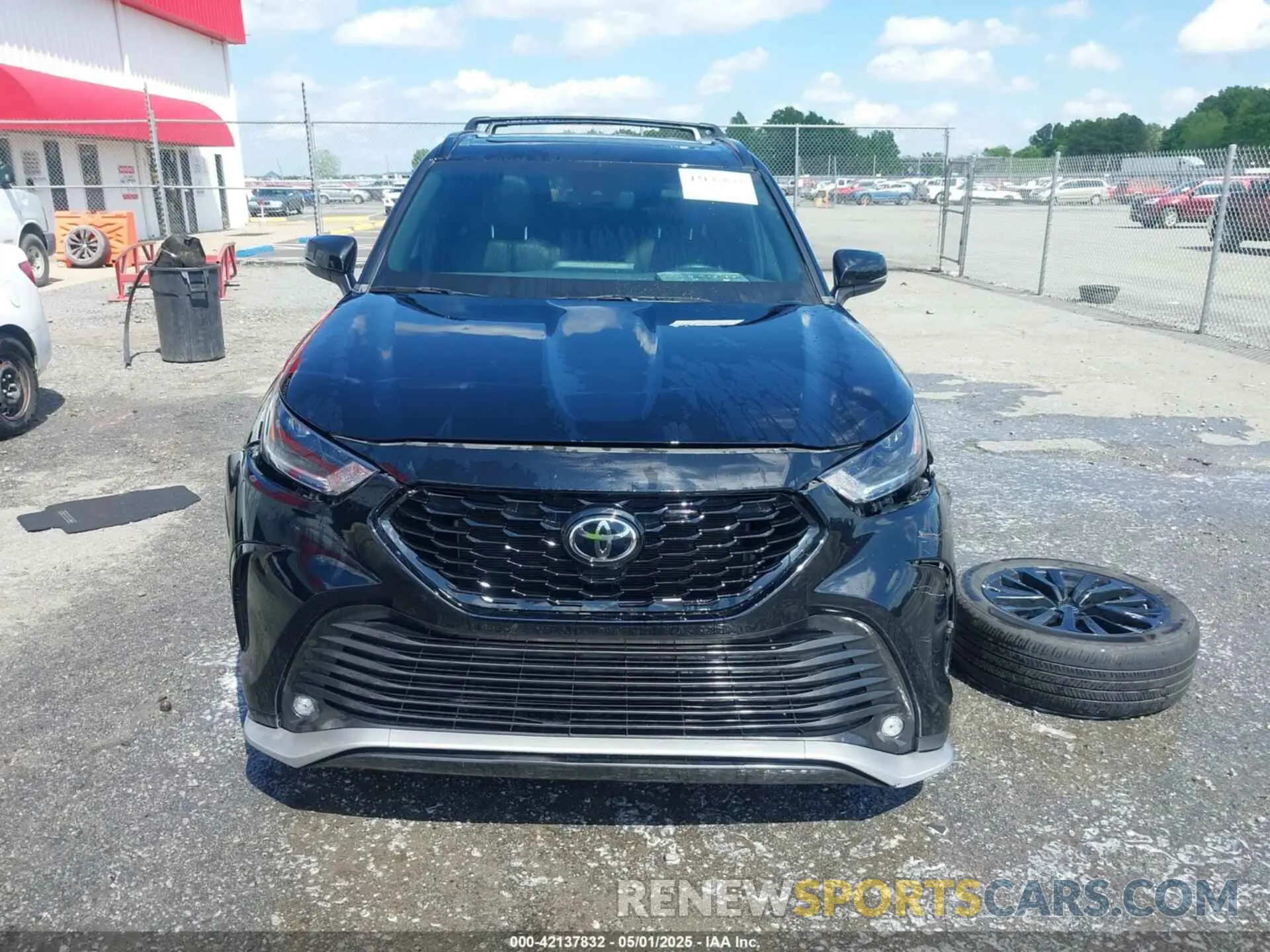 12 fotografías del automóvil dañado 5TDKDRAH7PS020856 TOYOTA HIGHLANDER 2023