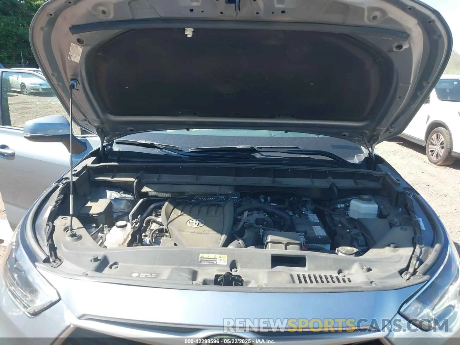 10 fotografías del automóvil dañado 5TDKDRAH7PS038449 TOYOTA HIGHLANDER 2023