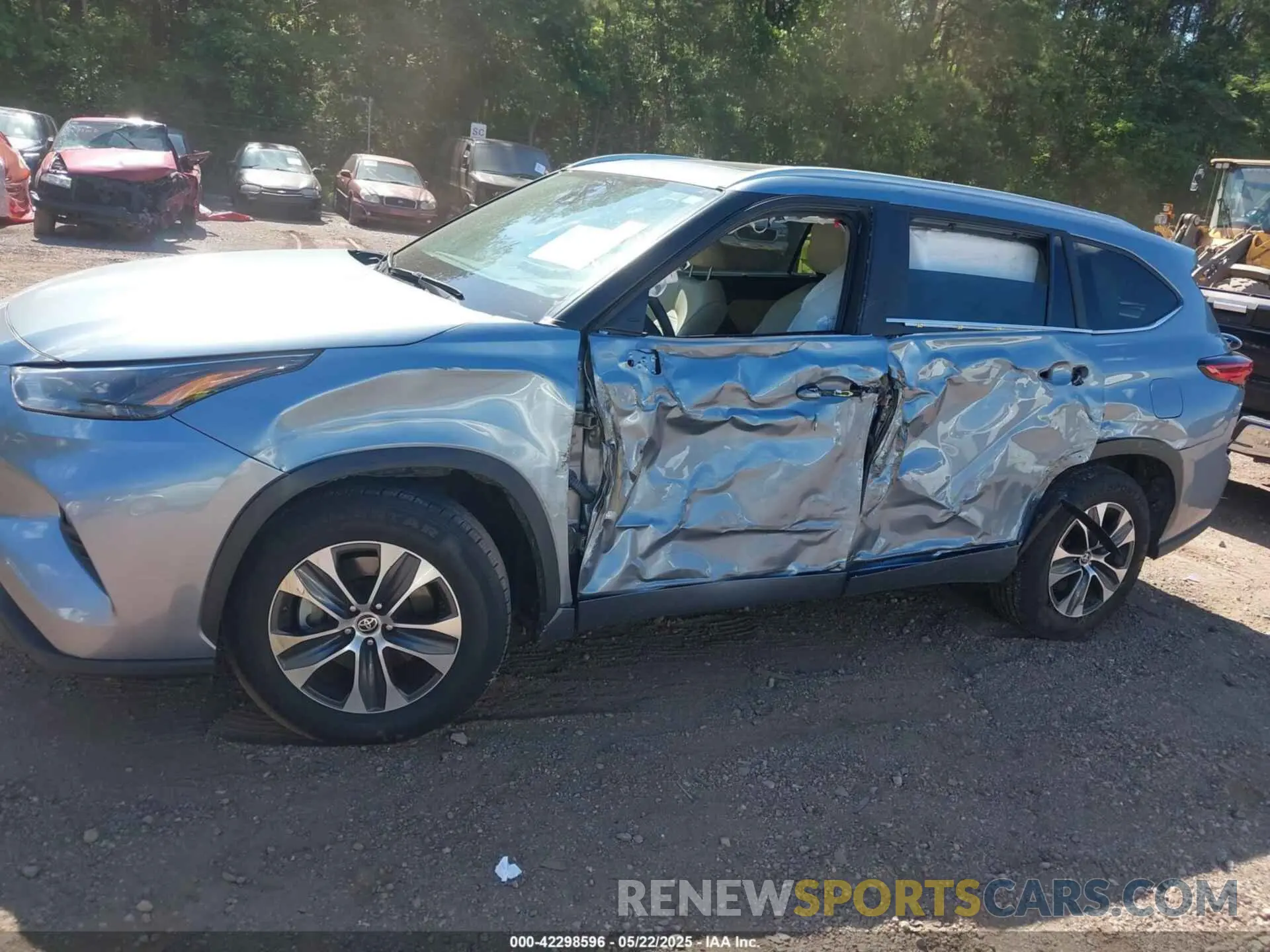 6 fotografías del automóvil dañado 5TDKDRAH7PS038449 TOYOTA HIGHLANDER 2023