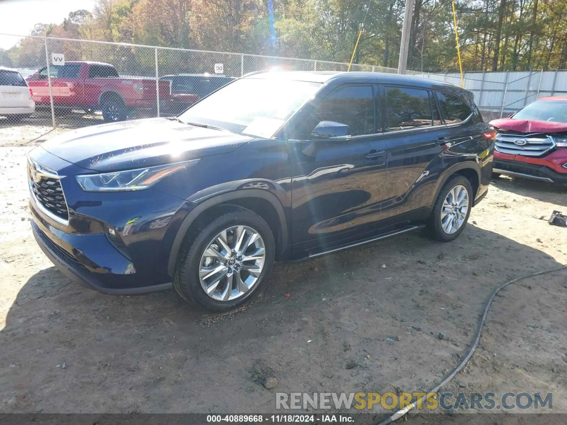 2 fotografías del automóvil dañado 5TDKDRAH7PS043196 TOYOTA HIGHLANDER 2023