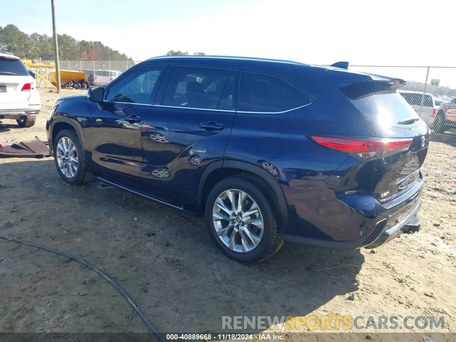 3 fotografías del automóvil dañado 5TDKDRAH7PS043196 TOYOTA HIGHLANDER 2023