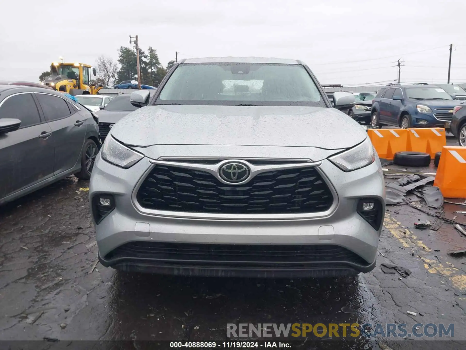 12 fotografías del automóvil dañado 5TDKDRAH7PS504171 TOYOTA HIGHLANDER 2023