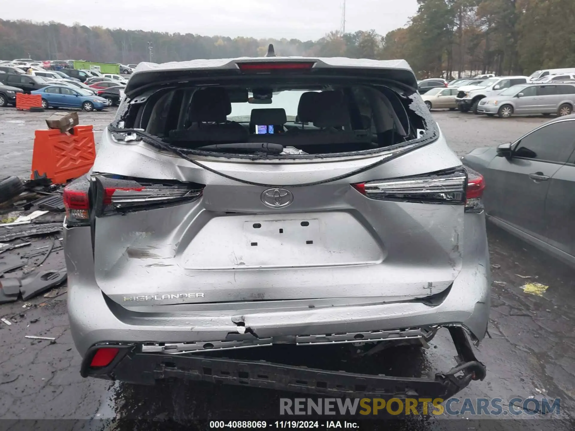 6 fotografías del automóvil dañado 5TDKDRAH7PS504171 TOYOTA HIGHLANDER 2023