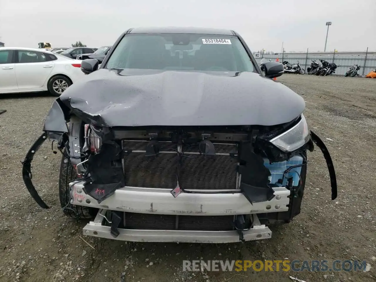 5 fotografías del automóvil dañado 5TDKDRAH7PS510326 TOYOTA HIGHLANDER 2023