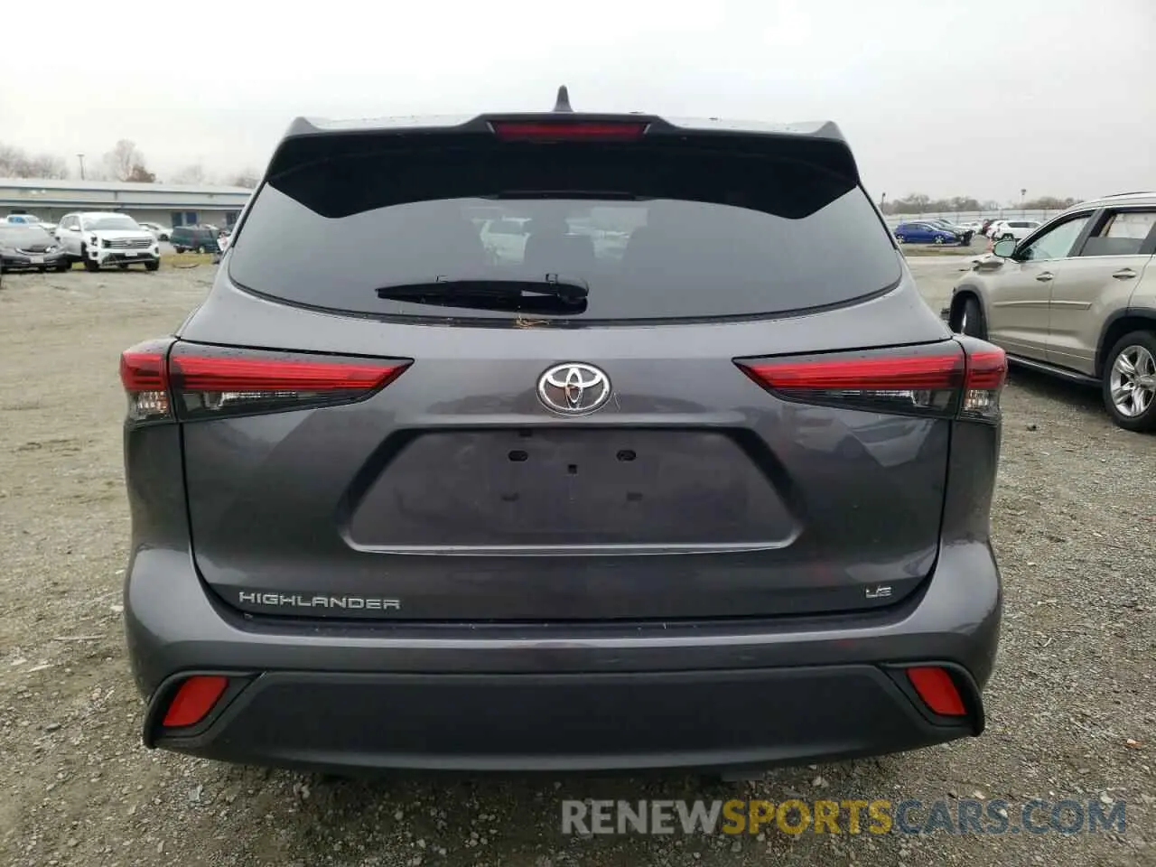 6 fotografías del automóvil dañado 5TDKDRAH7PS510326 TOYOTA HIGHLANDER 2023