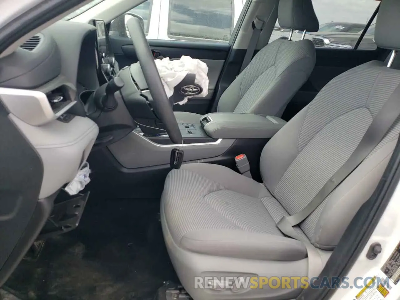 7 fotografías del automóvil dañado 5TDKDRAH7PS520774 TOYOTA HIGHLANDER 2023