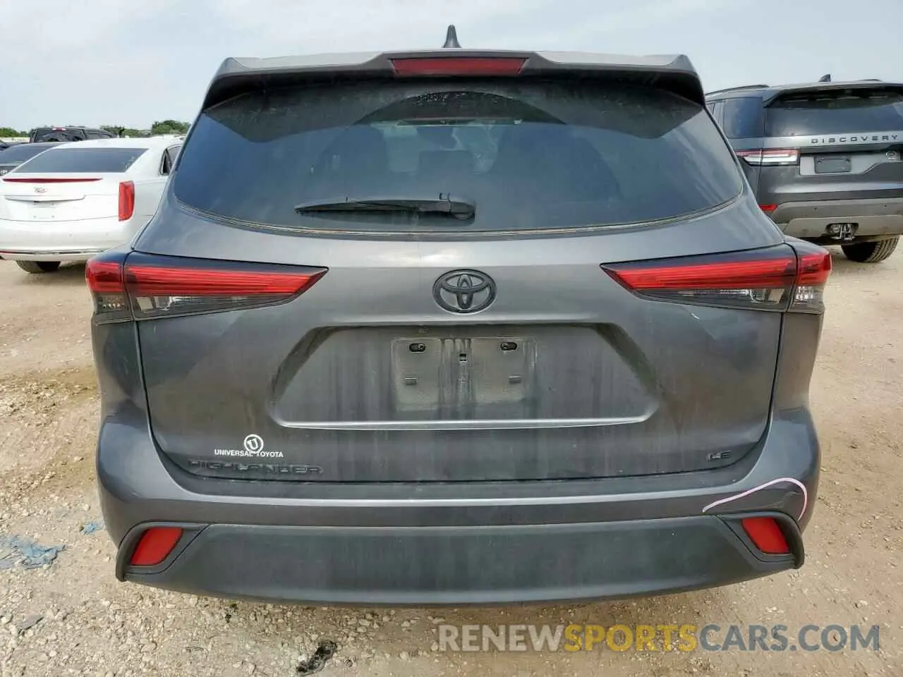 6 fotografías del automóvil dañado 5TDKDRAH7PS524887 TOYOTA HIGHLANDER 2023