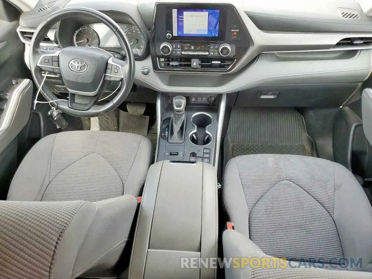 8 fotografías del automóvil dañado 5TDKDRAH7PS524887 TOYOTA HIGHLANDER 2023