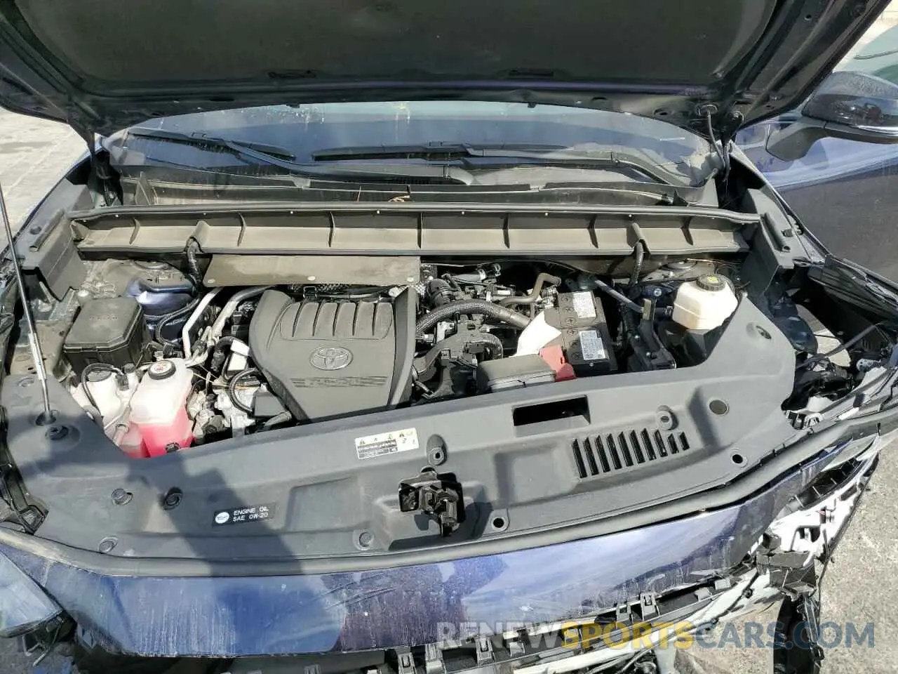 12 fotografías del automóvil dañado 5TDKDRAH8PS010255 TOYOTA HIGHLANDER 2023
