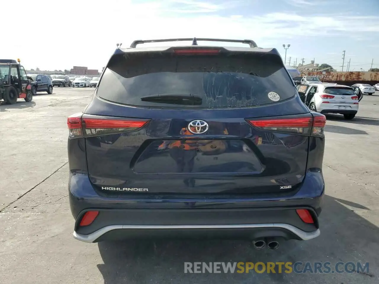 6 fotografías del automóvil dañado 5TDKDRAH8PS010255 TOYOTA HIGHLANDER 2023