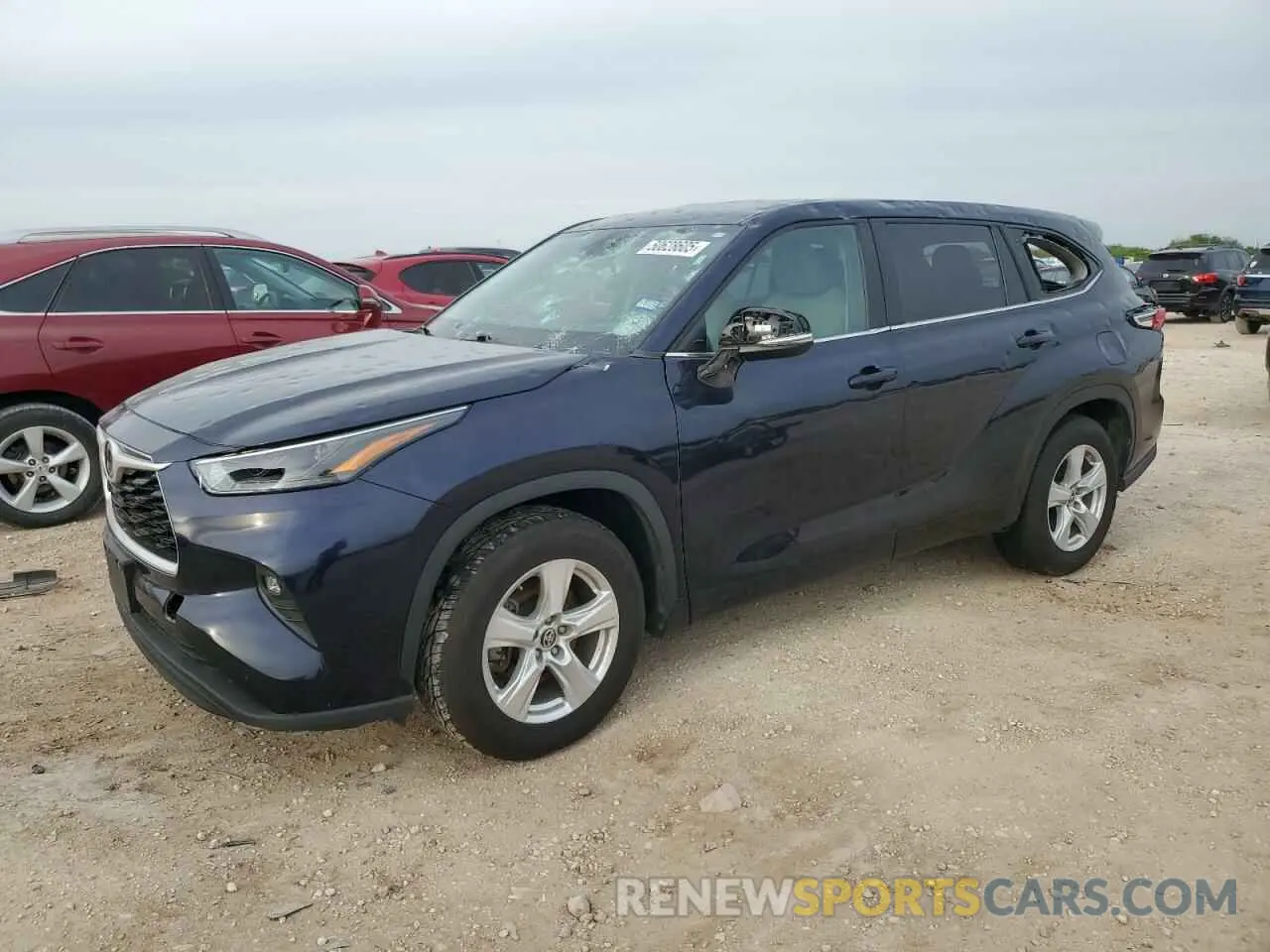 1 fotografías del automóvil dañado 5TDKDRAH8PS015259 TOYOTA HIGHLANDER 2023
