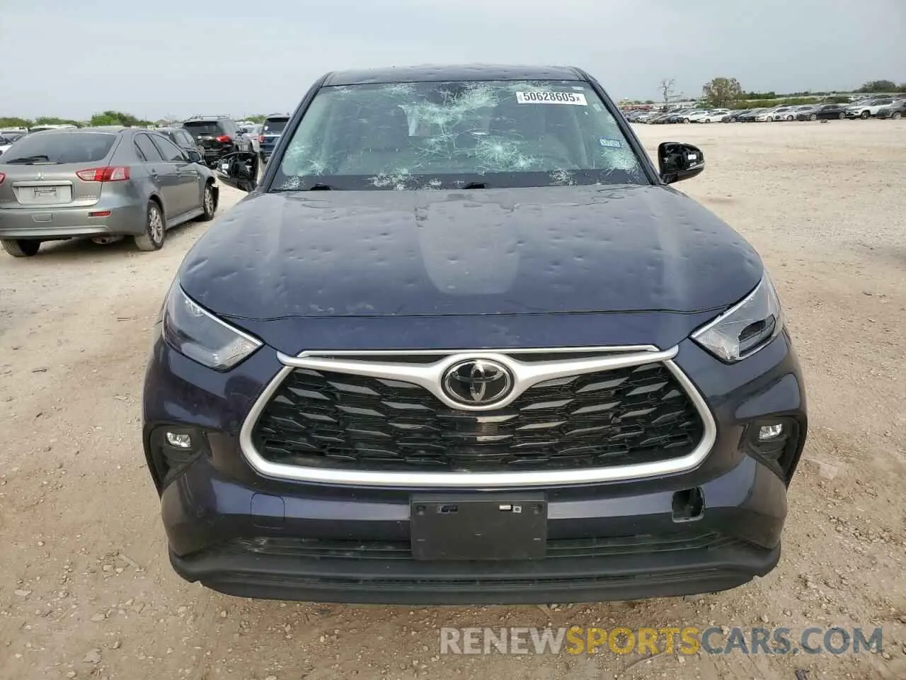 5 fotografías del automóvil dañado 5TDKDRAH8PS015259 TOYOTA HIGHLANDER 2023