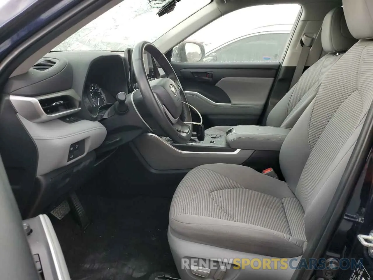 7 fotografías del automóvil dañado 5TDKDRAH8PS015259 TOYOTA HIGHLANDER 2023