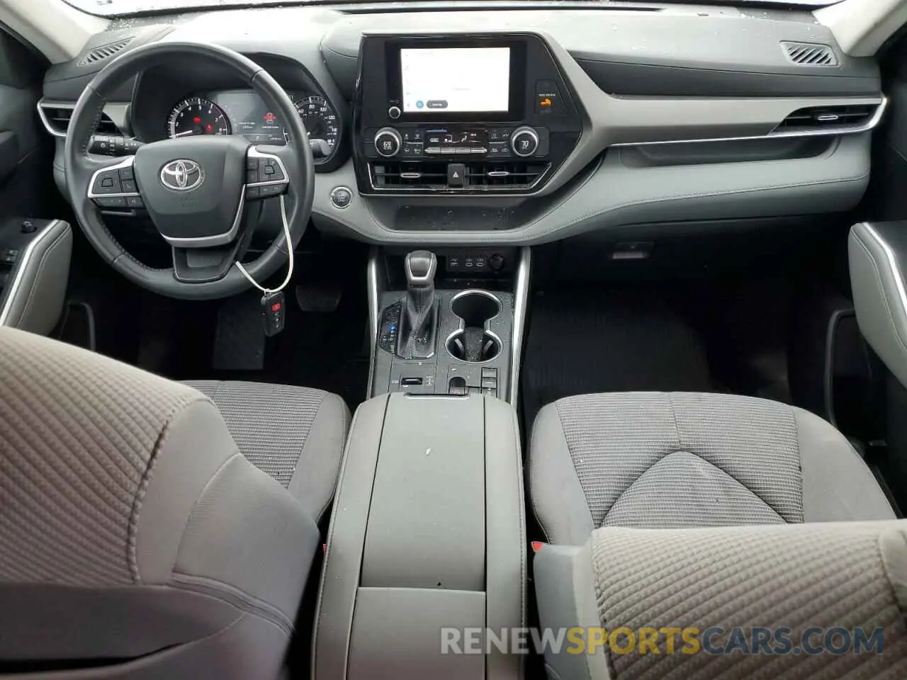 8 fotografías del automóvil dañado 5TDKDRAH8PS015259 TOYOTA HIGHLANDER 2023