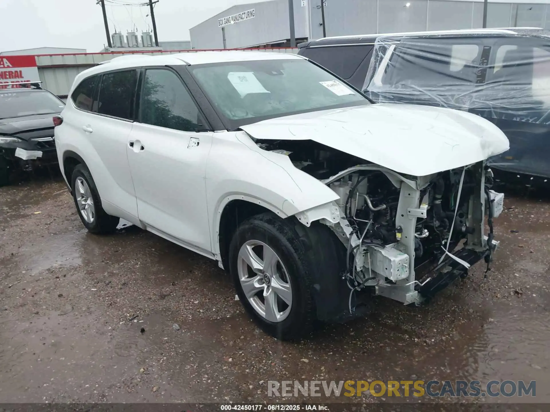 1 fotografías del automóvil dañado 5TDKDRAH8PS022728 TOYOTA HIGHLANDER 2023