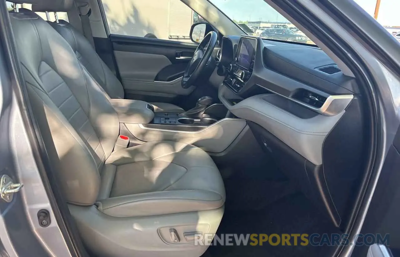 5 fotografías del automóvil dañado 5TDKDRAH8PS024592 TOYOTA HIGHLANDER 2023