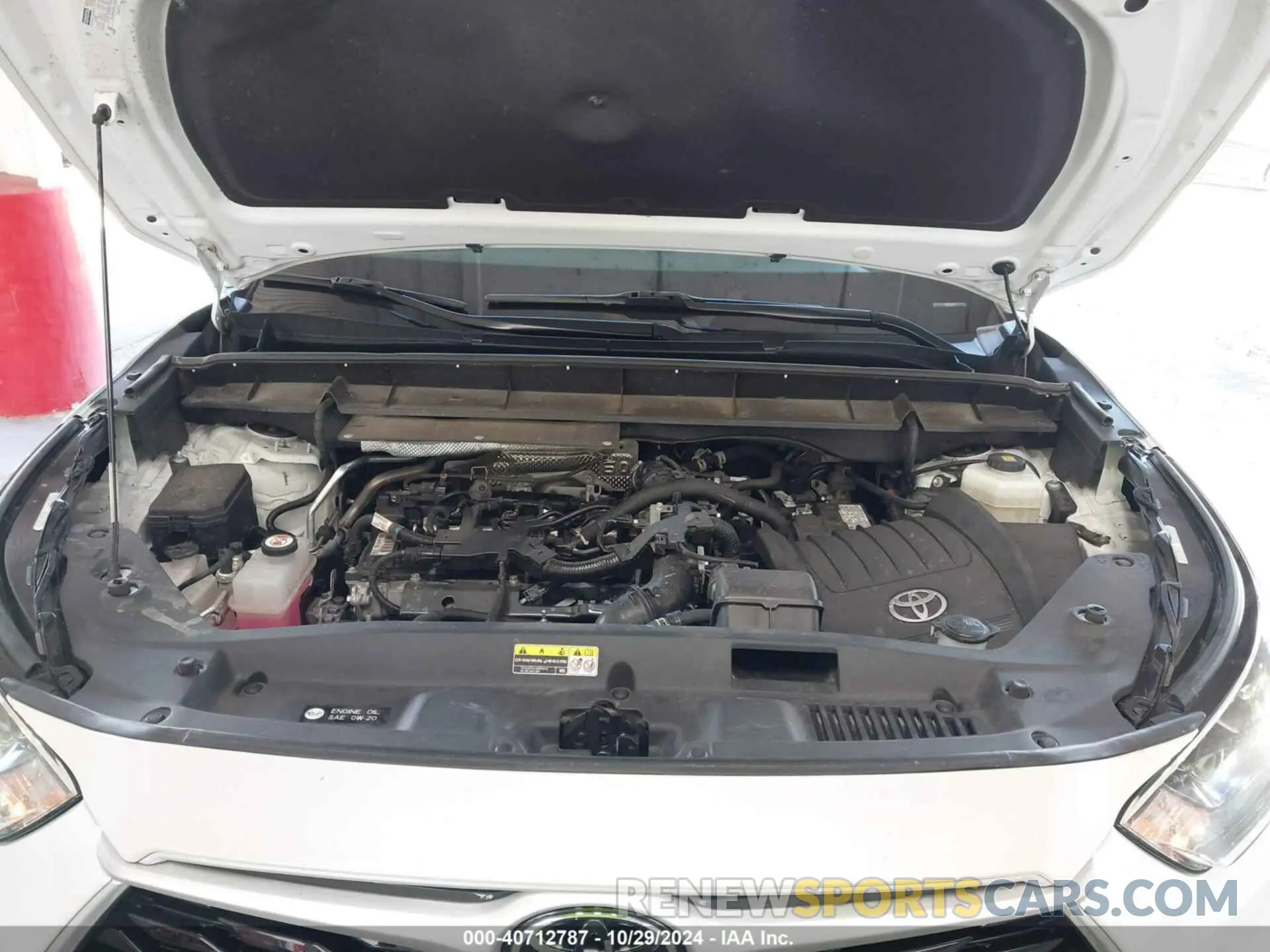 10 fotografías del automóvil dañado 5TDKDRAH8PS033745 TOYOTA HIGHLANDER 2023