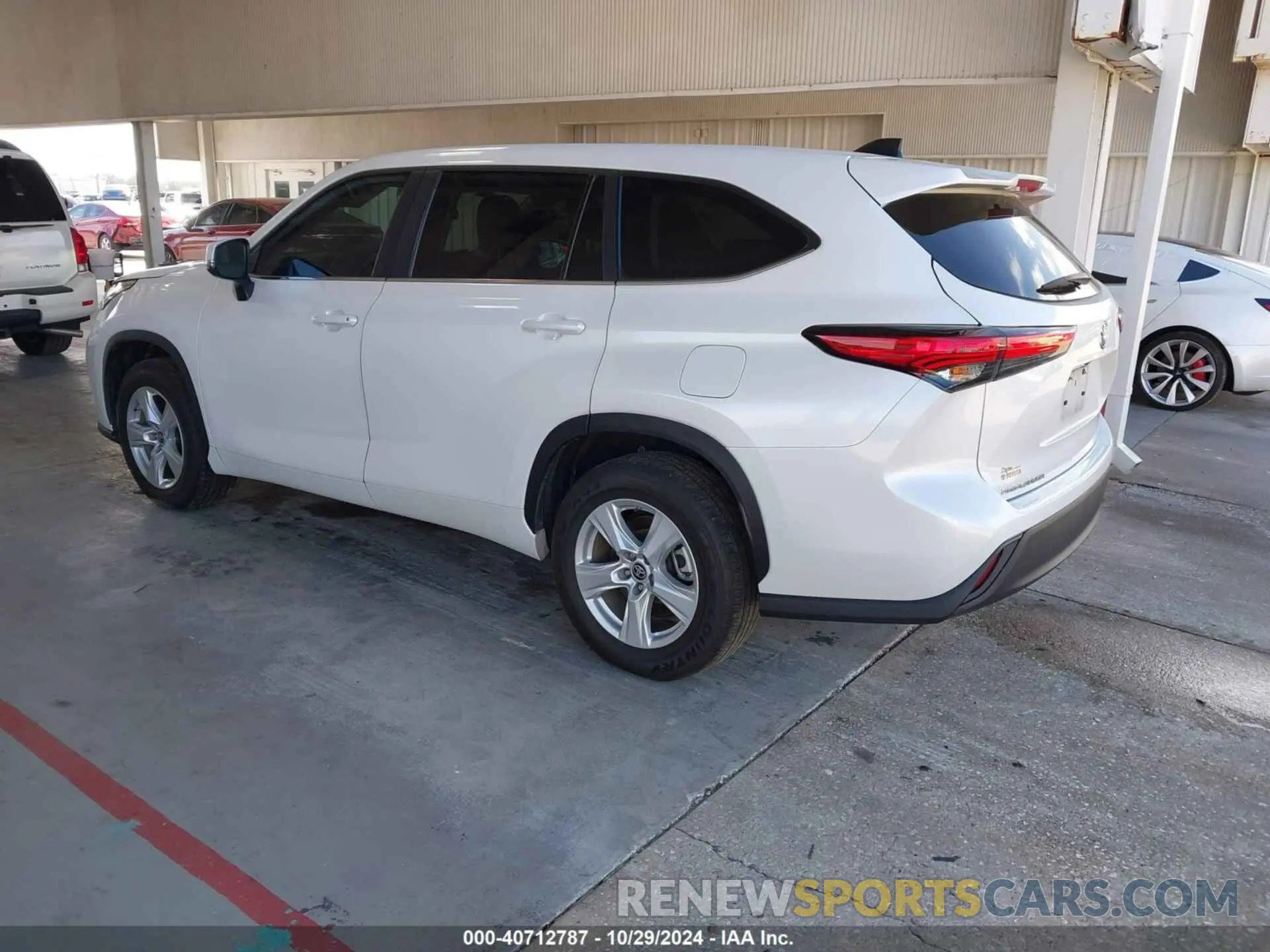 3 fotografías del automóvil dañado 5TDKDRAH8PS033745 TOYOTA HIGHLANDER 2023