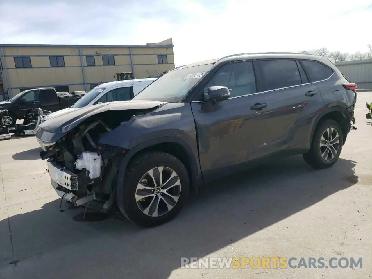 1 fotografías del automóvil dañado 5TDKDRAH8PS034779 TOYOTA HIGHLANDER 2023