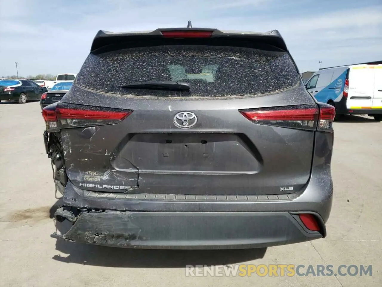 6 fotografías del automóvil dañado 5TDKDRAH8PS034779 TOYOTA HIGHLANDER 2023