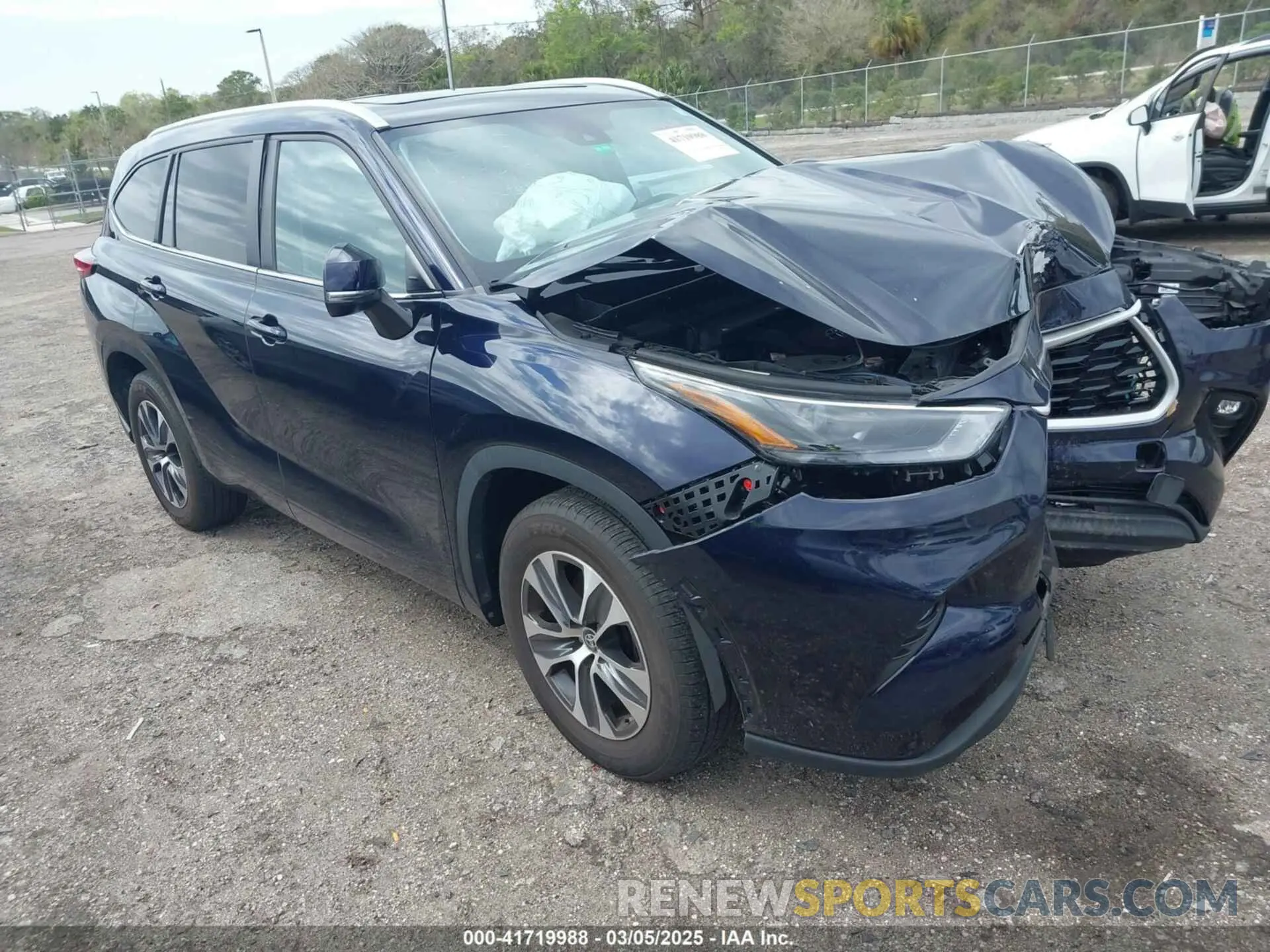 1 fotografías del automóvil dañado 5TDKDRAH8PS045667 TOYOTA HIGHLANDER 2023