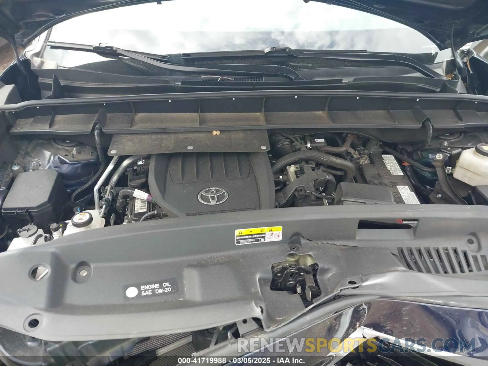 10 fotografías del automóvil dañado 5TDKDRAH8PS045667 TOYOTA HIGHLANDER 2023