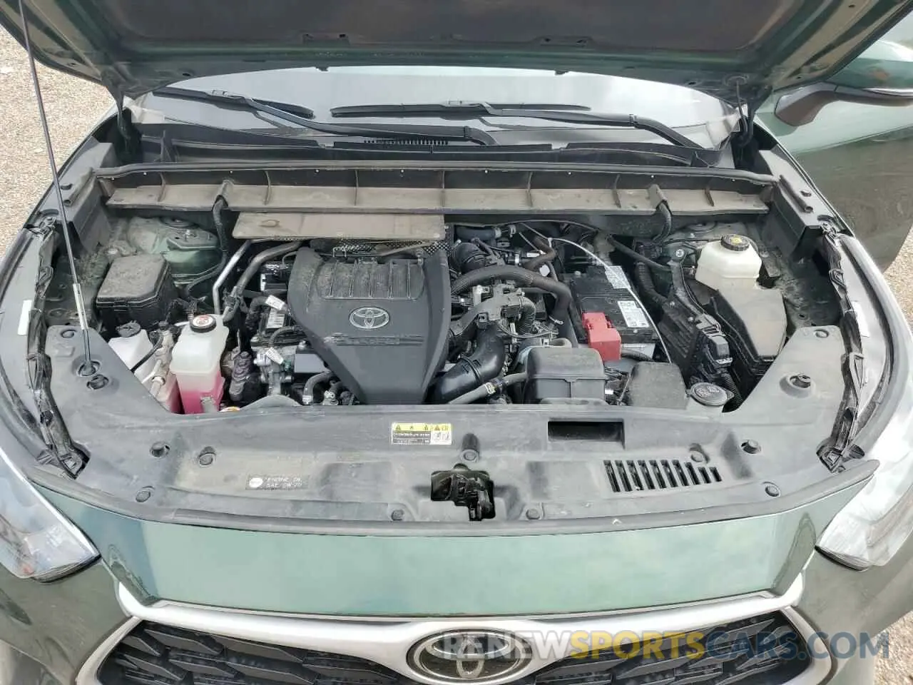 11 fotografías del automóvil dañado 5TDKDRAH8PS501568 TOYOTA HIGHLANDER 2023