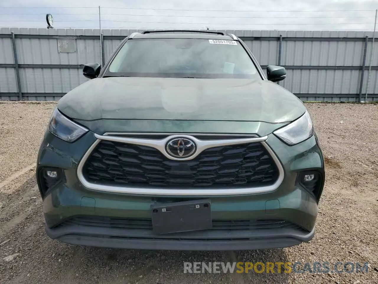 5 fotografías del automóvil dañado 5TDKDRAH8PS501568 TOYOTA HIGHLANDER 2023