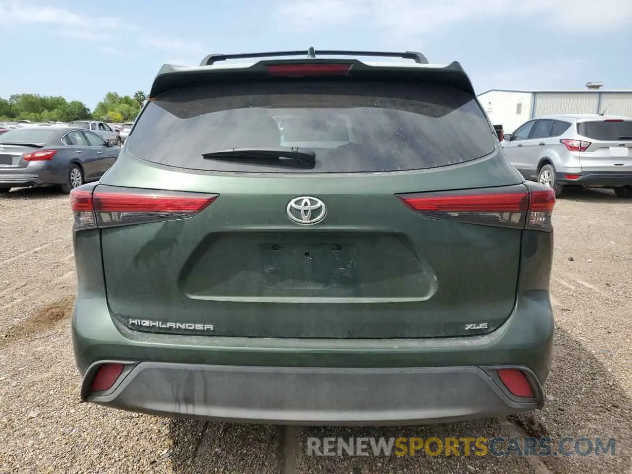 6 fotografías del automóvil dañado 5TDKDRAH8PS501568 TOYOTA HIGHLANDER 2023
